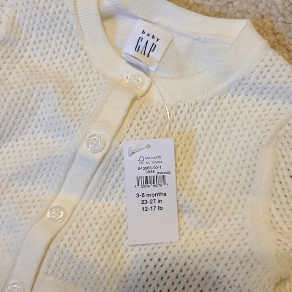 Baby Gap Button Down Cardigan Sweater - Picture 3 of 3